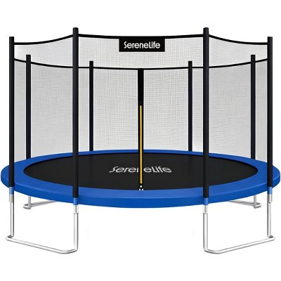 SereneLife Home Backyard Sports Trampoline - Large Outdoor Jumping Fun Trampoline with Safety Net (12ft) | Target