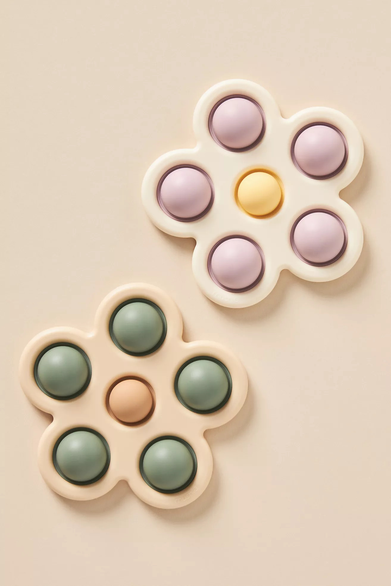 Mushie Flower Press Toy | Anthropologie (US)