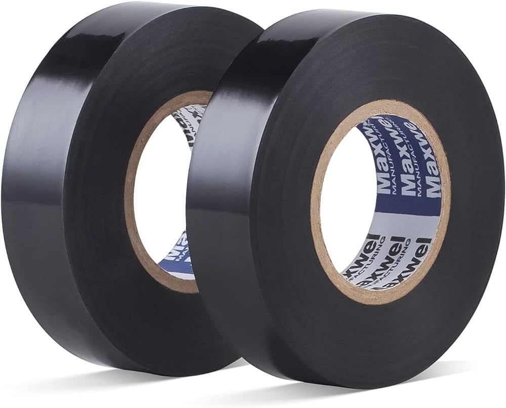 Electrical Tape Vinyl Black - 3/4 IN 65 FT Professional Flame Retardant Waterproof PVC Electrical... | Amazon (US)