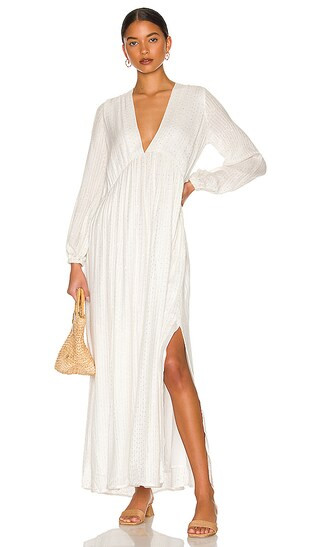 Sundress Chicago Maxi Dress in White. - size XS/S (also in M/L) | Revolve Clothing (Global)