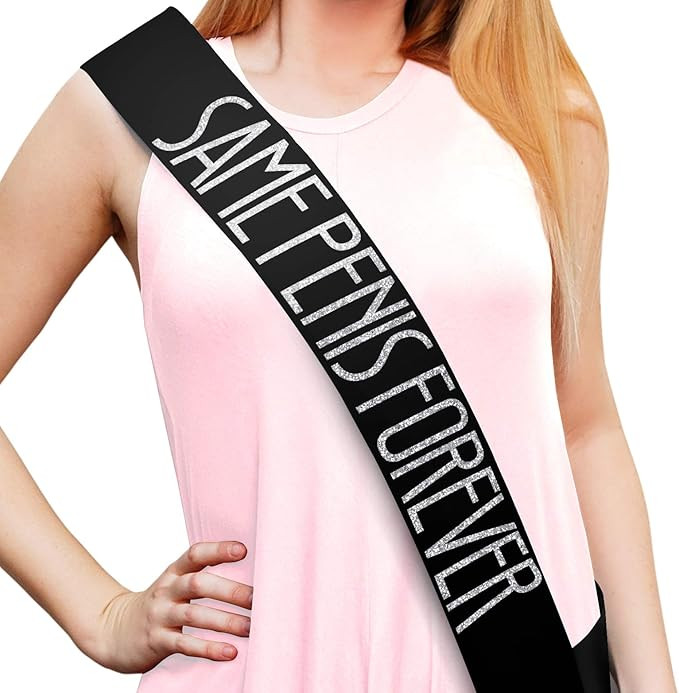 Bachelorette Black Satin Sash - Bachelorette Party Favors, Supplies, Ideas, and Decorations | Amazon (US)