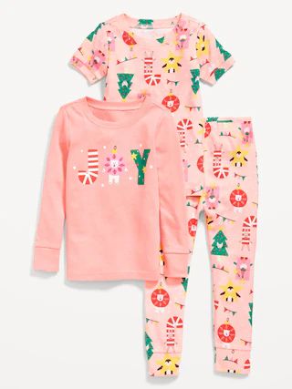 Unisex 3-Piece Graphic Pajama Set for Toddler & Baby | Old Navy (US)