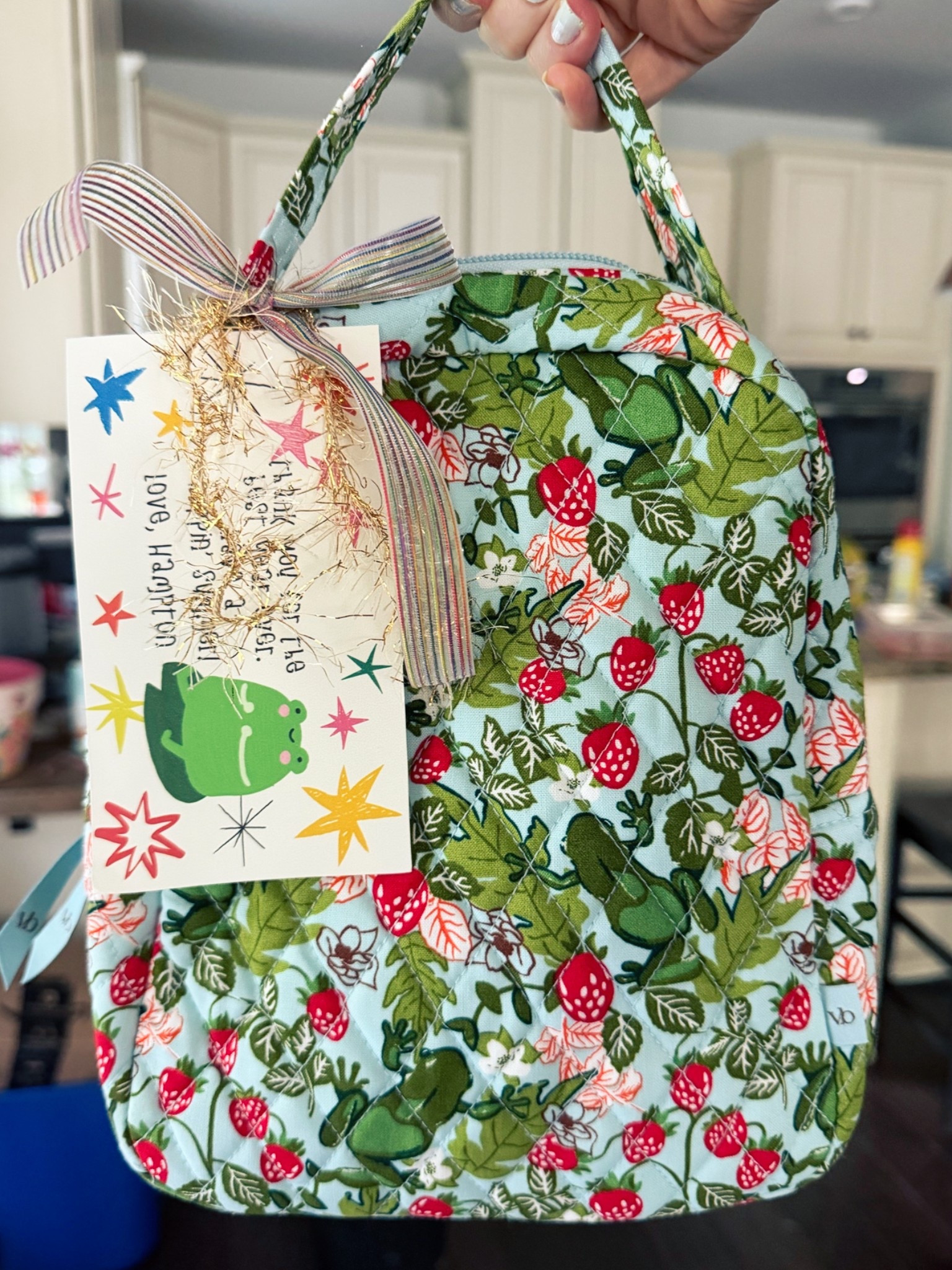 end of year teacher gift / frog theme / lunchbox