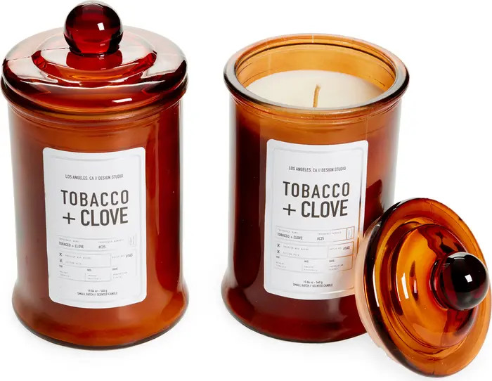 PORTOFINO CANDLES Set of 2 Lab Jar Candles | Nordstromrack | Nordstrom Rack