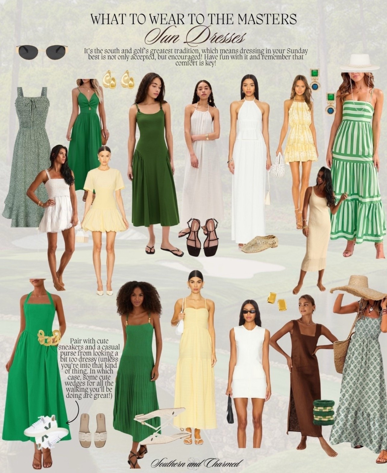 What to wear to the masters! Spring and summer sun dresses and maxi dresses 

#LTKStyleTip #LTKFindsUnder100 #LTKSeasonal