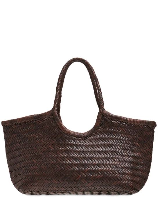 Big nantucket woven leather basket bag - Dragon Diffusion - Women | Luisaviaroma | Luisaviaroma