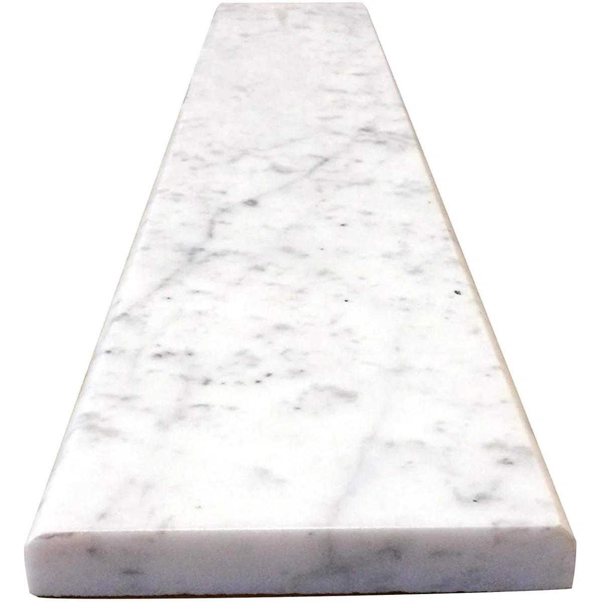 5" x 60" Carrara Marble Micro-beveled Threshold Floor Use Tile | Wayfair North America