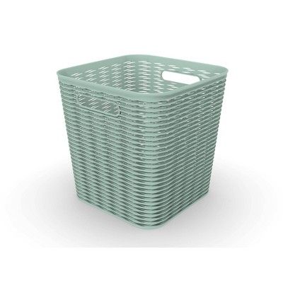 11" 16L Wave Design Cube Basket - Room Essentials™ | Target