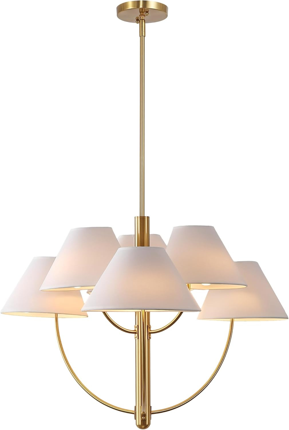 SAFAVIEH Madsen Chandelier, 32" Brass CHA4077A | Amazon (US)
