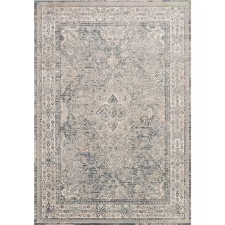 Teagan Sky/Natural 6 ft. 7 in. x 9 ft. 2 in. Traditional Area Rug | The Home Depot