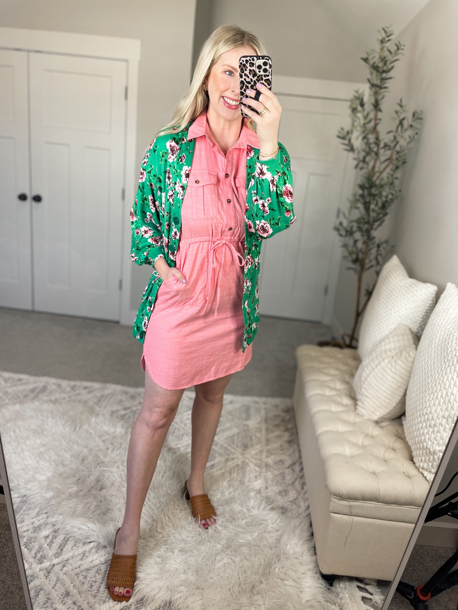 Daily try on, Walmart outfit, Walmart fashion, Shirtdress, floral cardigan, teacher outfit, workwear 

#LTKstyletip #LTKworkwear #LTKunder50