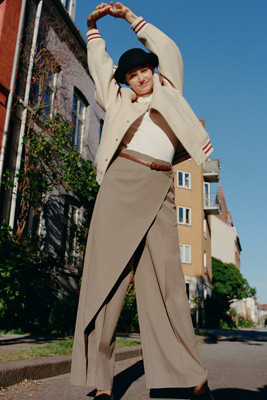 Wrap Front Trousers Pants | Anthropologie (US)