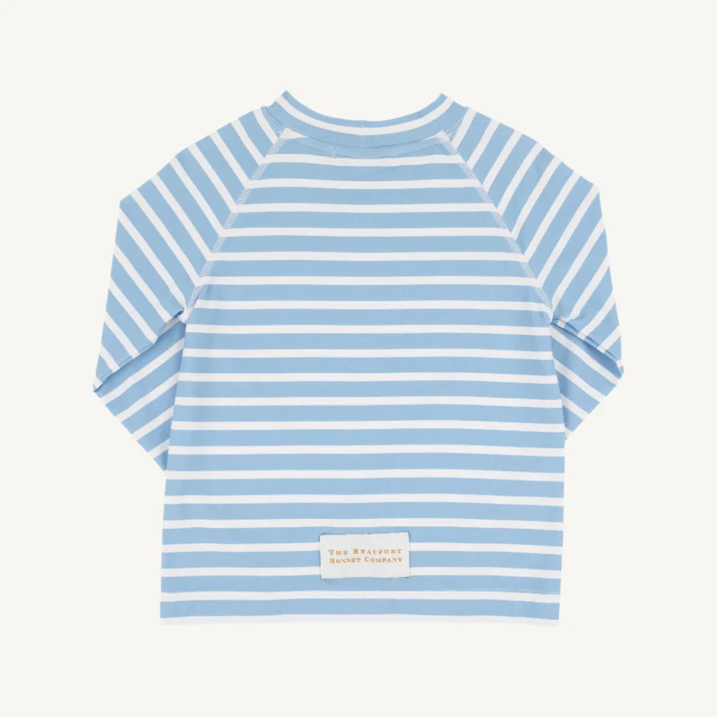 Walker's Wave Spotter Swim Shirt (UPF 35+) - Sarasota Sky Stripe | The Beaufort Bonnet Company
