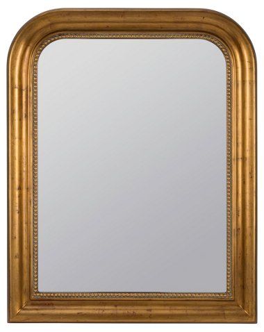 Mason Wall Mirror, Antiqued Gold | One Kings Lane