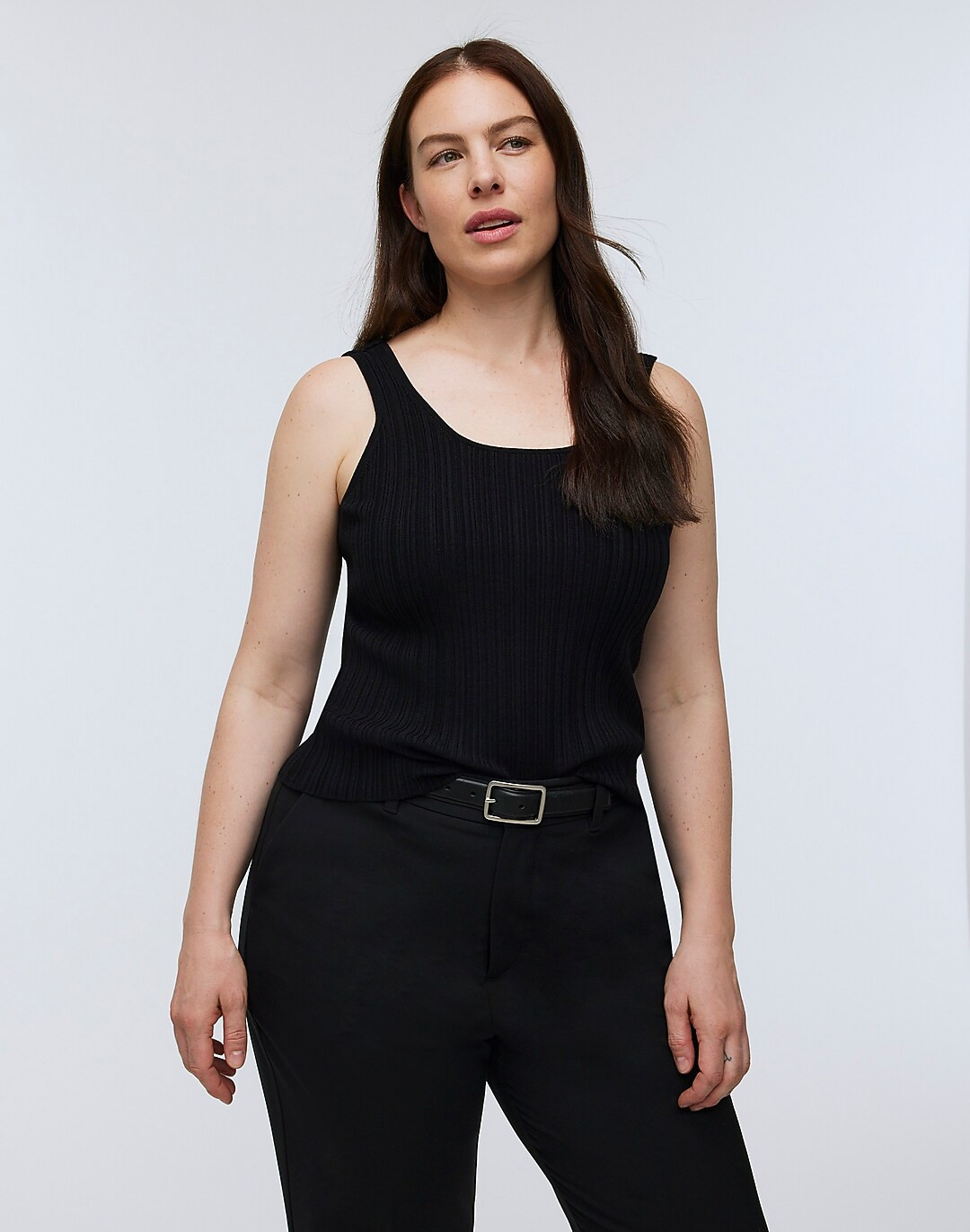 The Signature Knit Scoopneck Sweater Tank | Madewell