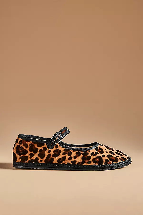 Cheetah Mary Jane Flats | Anthropologie (US)