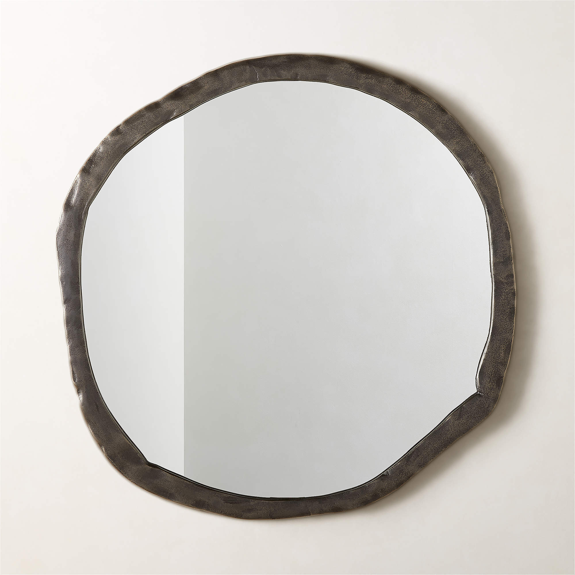 Abel Black Round Wall Mirror 34" + Reviews | CB2 | CB2