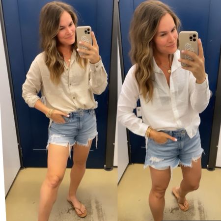 . These tops are so versatile dress them up for work down as a coverup to the beach. Several pretty colors 💕
.
#oldnavy #oldnavystyle #linentop #casualoutfit #casualstyle #oldnavyfinds 

#LTKstyletip #LTKfindsunder50 #LTKsalealert