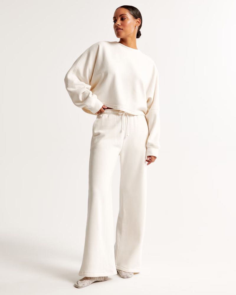 Lounge Wide Leg Sweatpant | Abercrombie & Fitch (US)