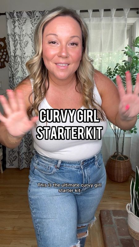 All of my favorite curvy friendly must haves! 
Jeans size 12 x short (I recommend sizing up one, they now run a size smaller!) 
Bras run tts I’m a 38DDD
Madewell jeans wearing a size 31 petite 
Jean shorts wearing a size 14 
Soma Underwear size large
Shaping briefs size XL


#LTKMidsize #LTKStyleTip #LTKOver40