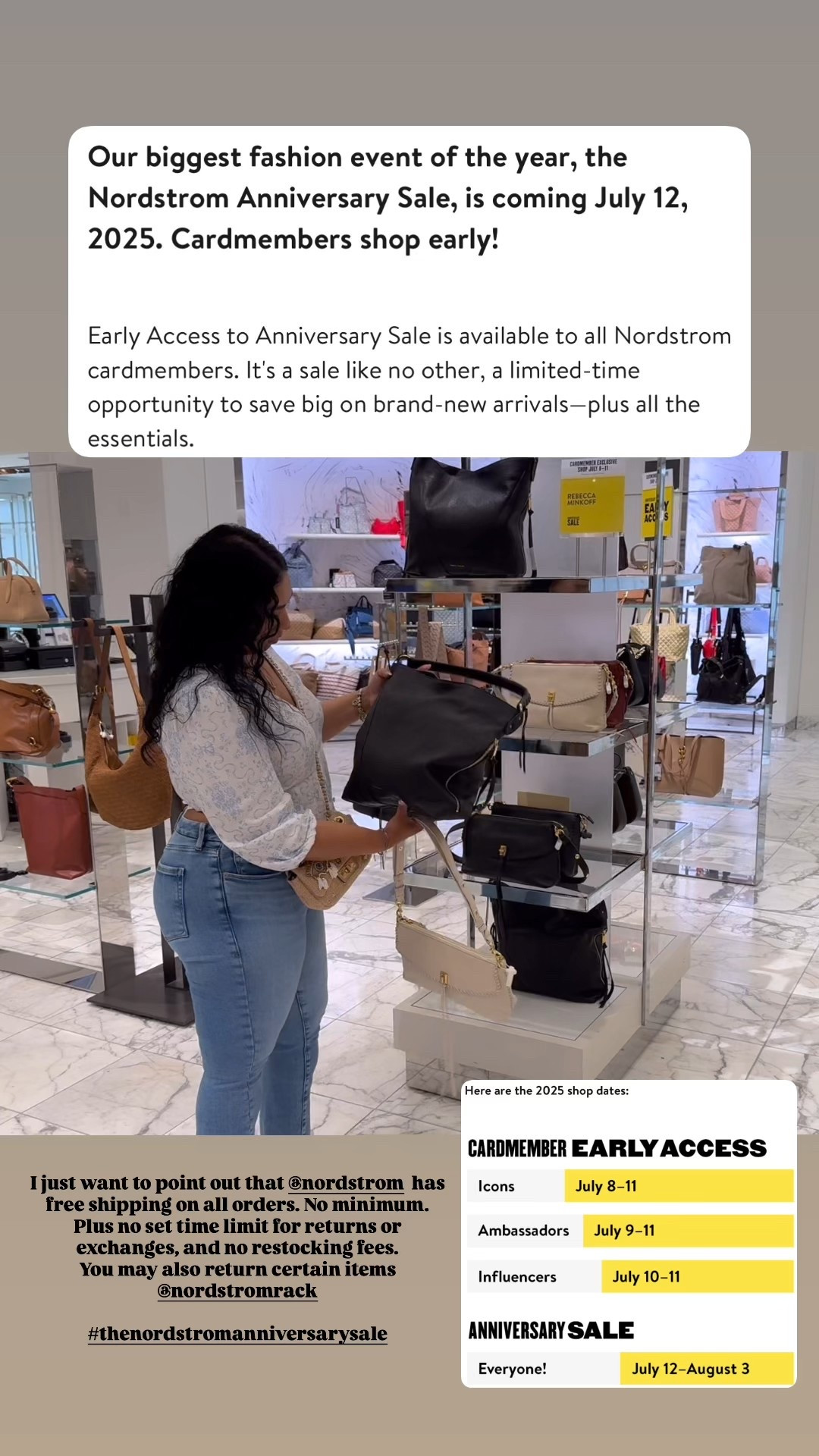 All you need to know about the Nordstrom Anniversary Sale 💛

#thenordstromanniversarysale

#LTKItBag #LTKMidsize #LTKSaleAlert