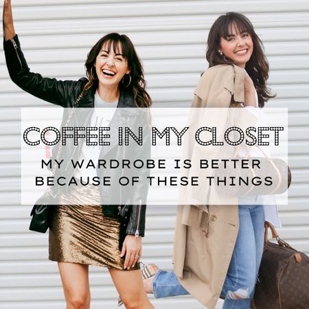 From COFFEE IN MY CLOSET LIVE ON INSTAGRAM

I shared a few pieces from my own closet, and also recent blog posts  that make my wardrobe better. Including my #burberrytrench from 

https://closetchoreography.com/5-winter-wardrobe-designer-brand-upgrades-worth-the-money/

Visit closetchoreography.com to see all 5.

And my #motojacket featured most recently https://closetchoreography.com/stylish-sweats-and-cool-coats-a-haute-mama-favorite-on-a-cold-day/