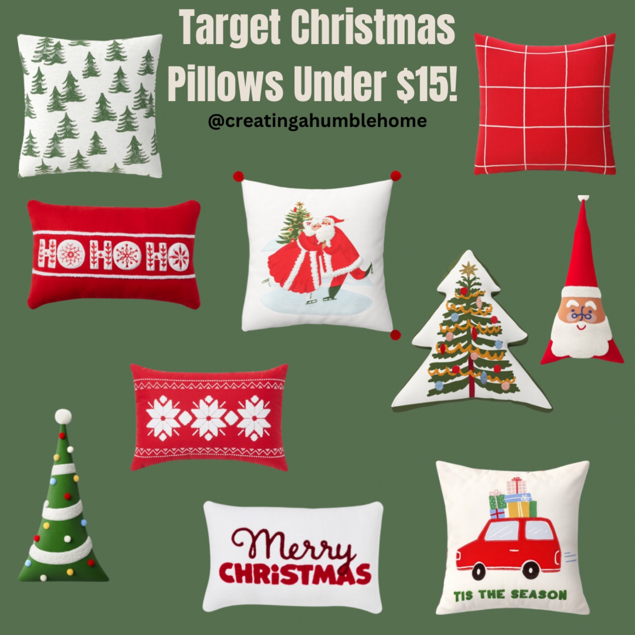 Christmas pillows target best sale