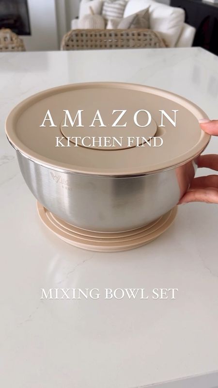 My favorite Amazon mixing bowl set is on sale plus an extra $7 off, just check the coupon box!

I use these bowls daily for food prepping, mixing, serving, and storing. Best part is they are dishwasher safe!

#LTKsalealert #LTKfindsunder50 #LTKhome