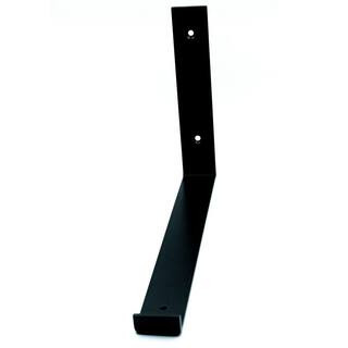 12 in. L-Shaped Black Steel Shelving Bracket | The Home Depot