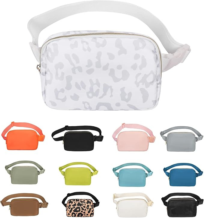 VOROLO Waist Pack for Running Fanny Pack for Women and Men Crossbody Belt Bag Bum Bag with Adjust... | Amazon (US)