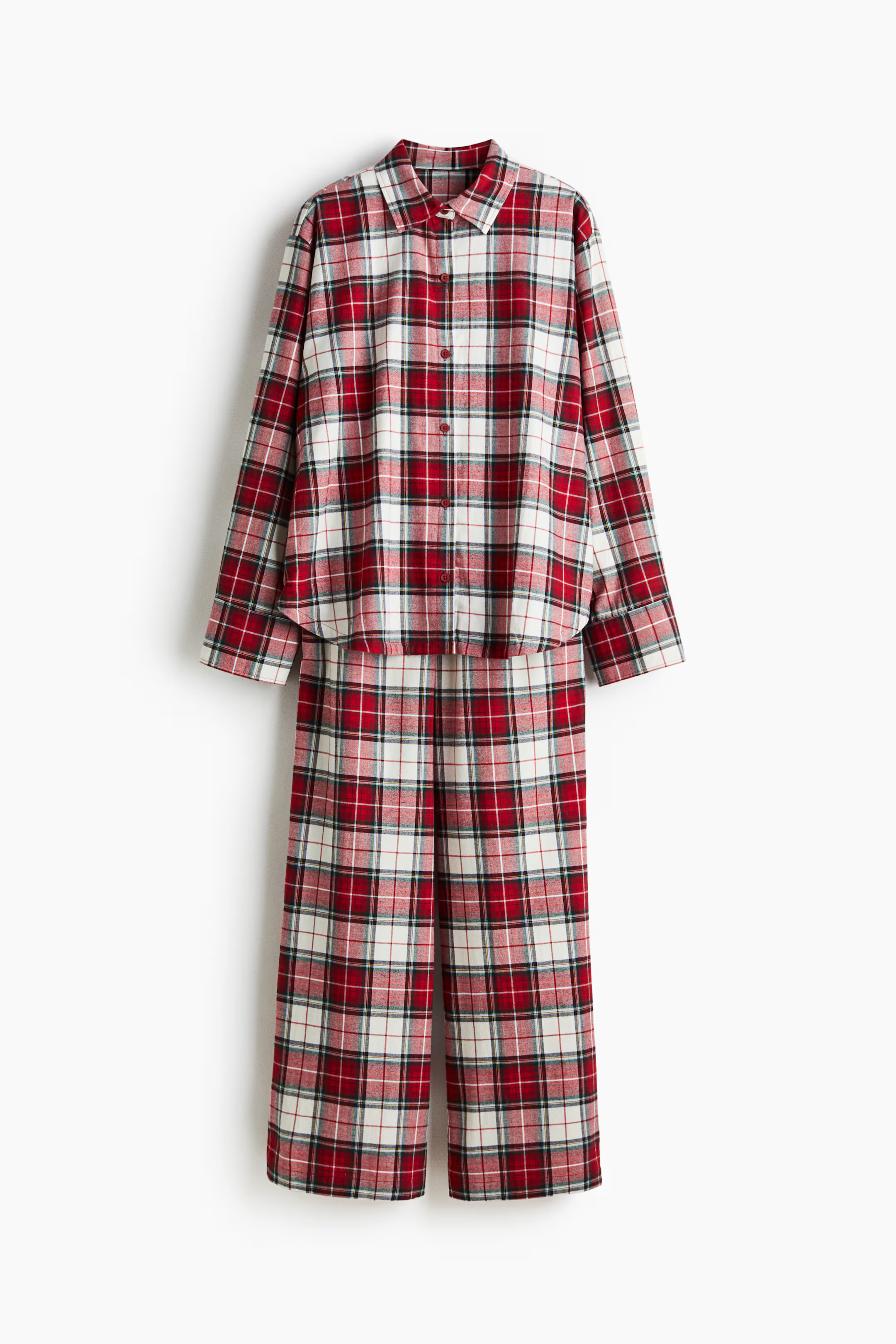 Cotton flannel pyjamas | H&M (UK, MY, IN, SG, PH, TW, HK)