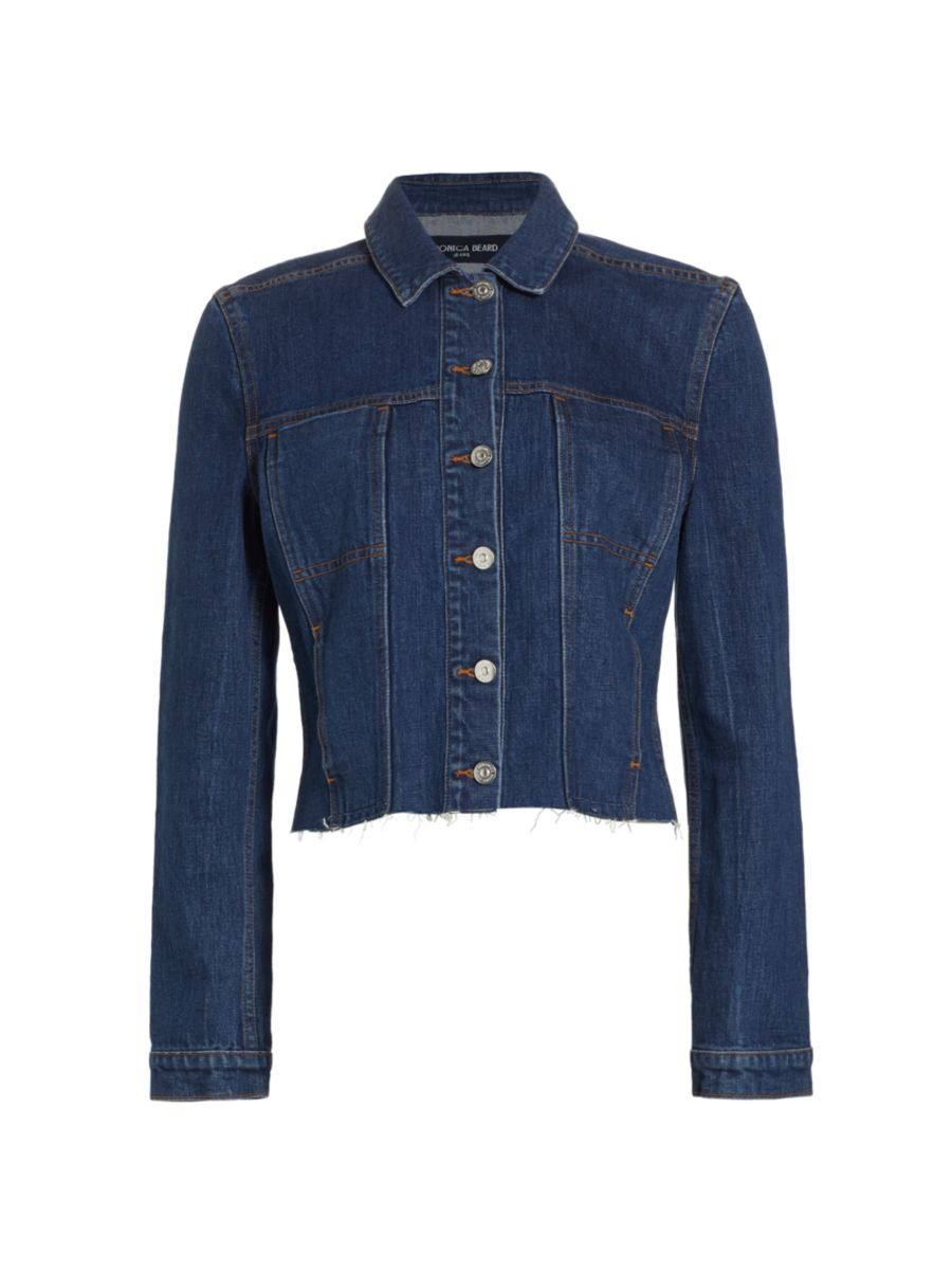Holden Cropped Denim Jacket | Saks Fifth Avenue