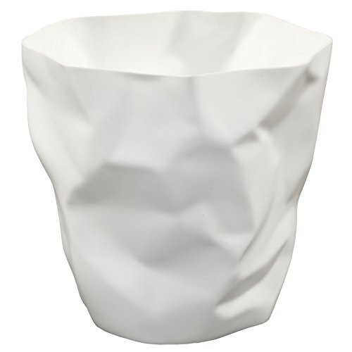 Modway Lava Trash Bin in White | Amazon (US)