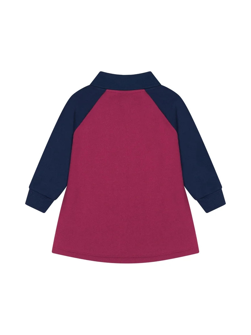 Minnie Mouse Toddler Girls Fleece Dress, Sizes 12 Months - 5T | Walmart (US)