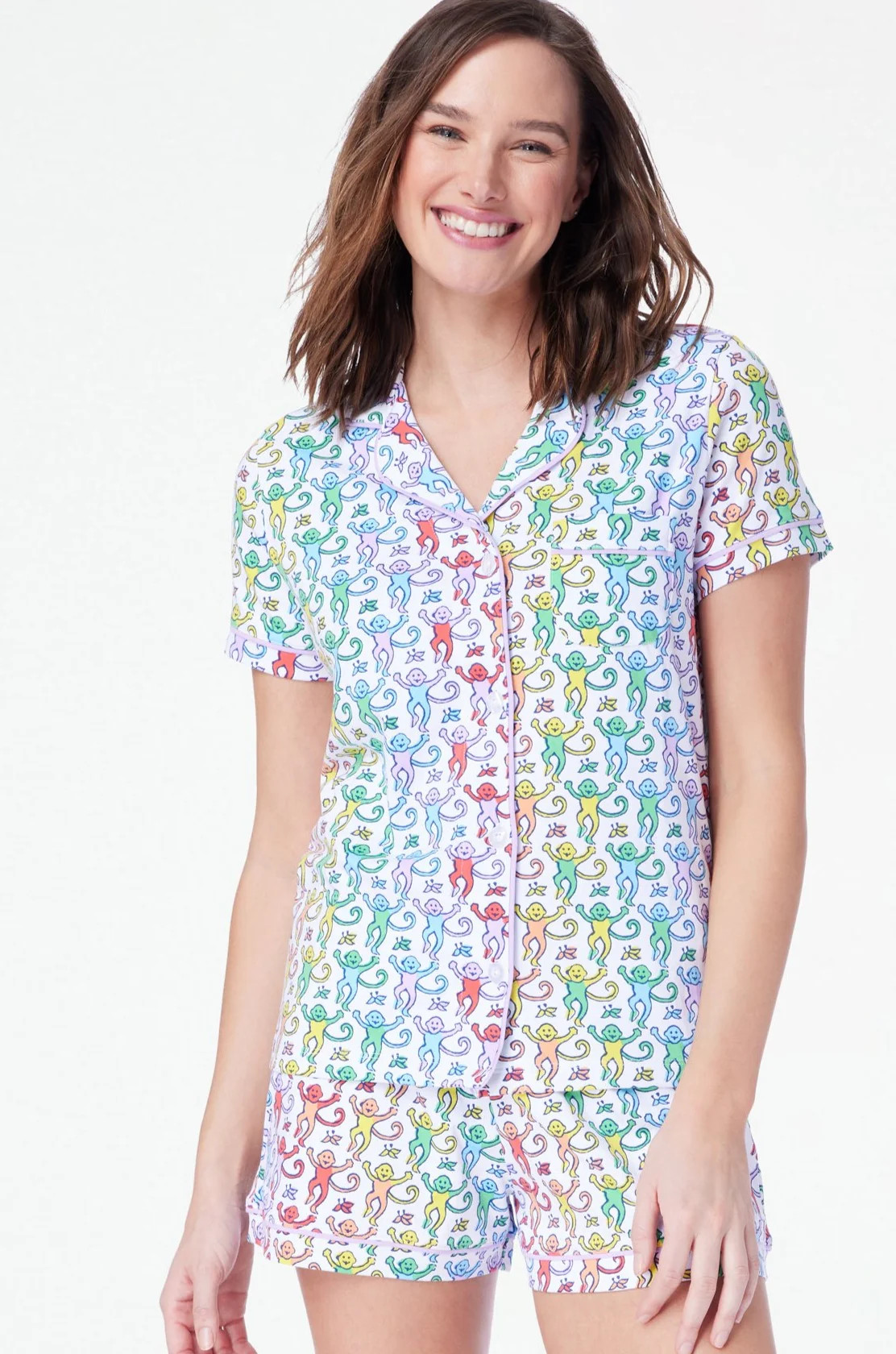 Disco Monkey Polo Pajamas | Roller Rabbit | Roller Rabbit