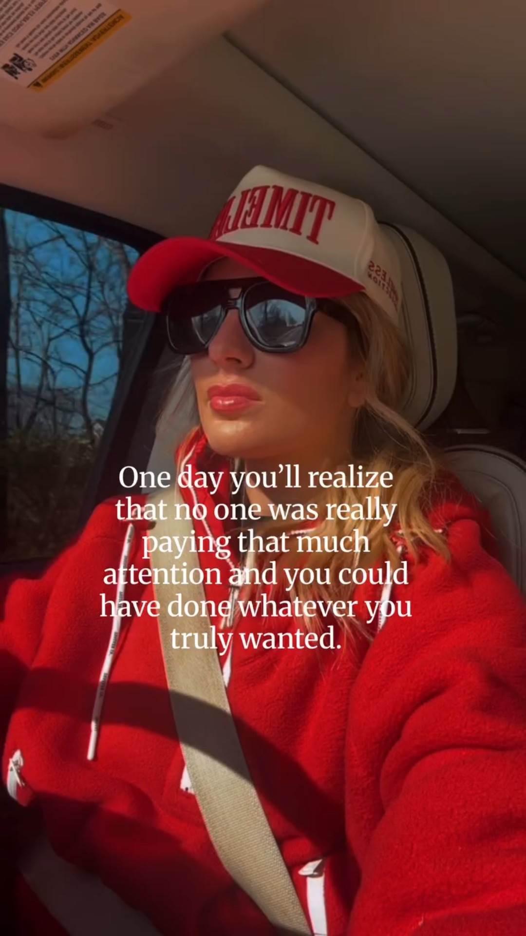 We spend so much of our lives assuming the world is watching our every move. The truth is… they aren’t. Women carry so much pressure to be perfect, to be liked, to be understood, to never mess up. But most people are too busy fighting their own battles to judge yours. So live. Try. Begin again. Be bold. Use your voice. Wear the outfit. Take the picture. Follow the dream God put in your heart. You were made to live freely, not fearfully.

#identity #sahm #motherhood #parenting #creator #womaninspiringwoman #midwestmom #christianmom #encouragement #womanlikeme #momlife