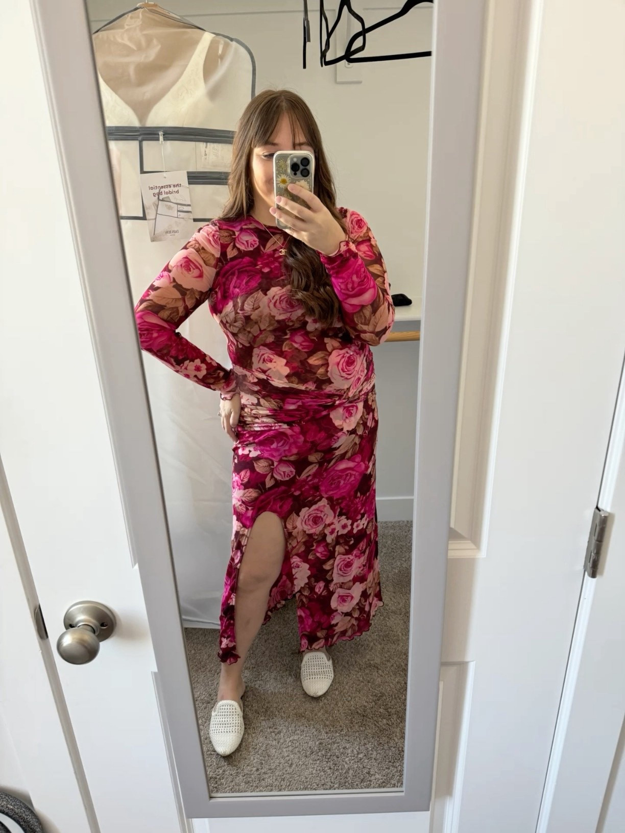 My favorite fall wedding guest dress is back and 25% off!! I believe I went with a large for this free people bodycon floral maxi , so it’s true to size. 

#LTKSeasonal #LTKSaleAlert #LTKWedding