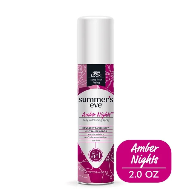 Summer's Eve Amber Nights Daily Refreshing Feminine Spray, 2 oz | Walmart (US)