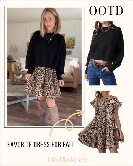 I am loving this super cute, yet COMFY, fall outfit! This dress is perfect for fall and I love to style it with a sweater and pair of boots. All from Amazon!

#LTKSeasonal #LTKfindsunder50 #LTKstyletip