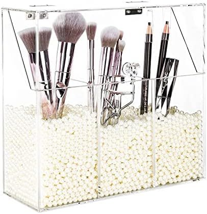 YestBuy Clear Makeup Brush Holder, Acrylic Makeup Brush Organizer For Vanity, Cosmetic Brush Stor... | Amazon (US)