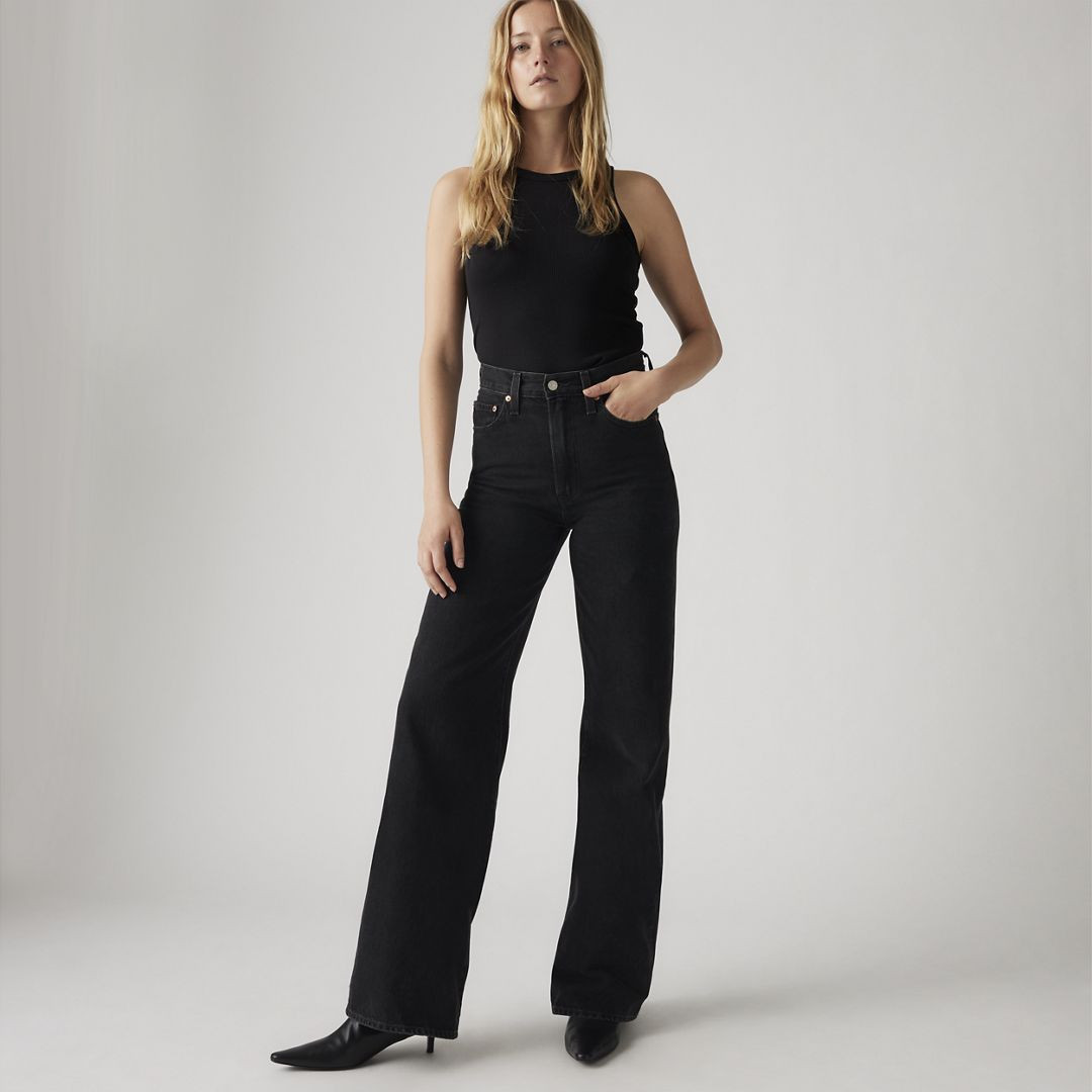 Levi's Ribcage Wide Leg Women's Jeans 33x32 | Levi's US