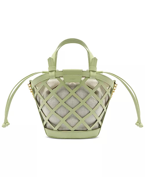 Petra Small Leather Bucket Bag | Macy's