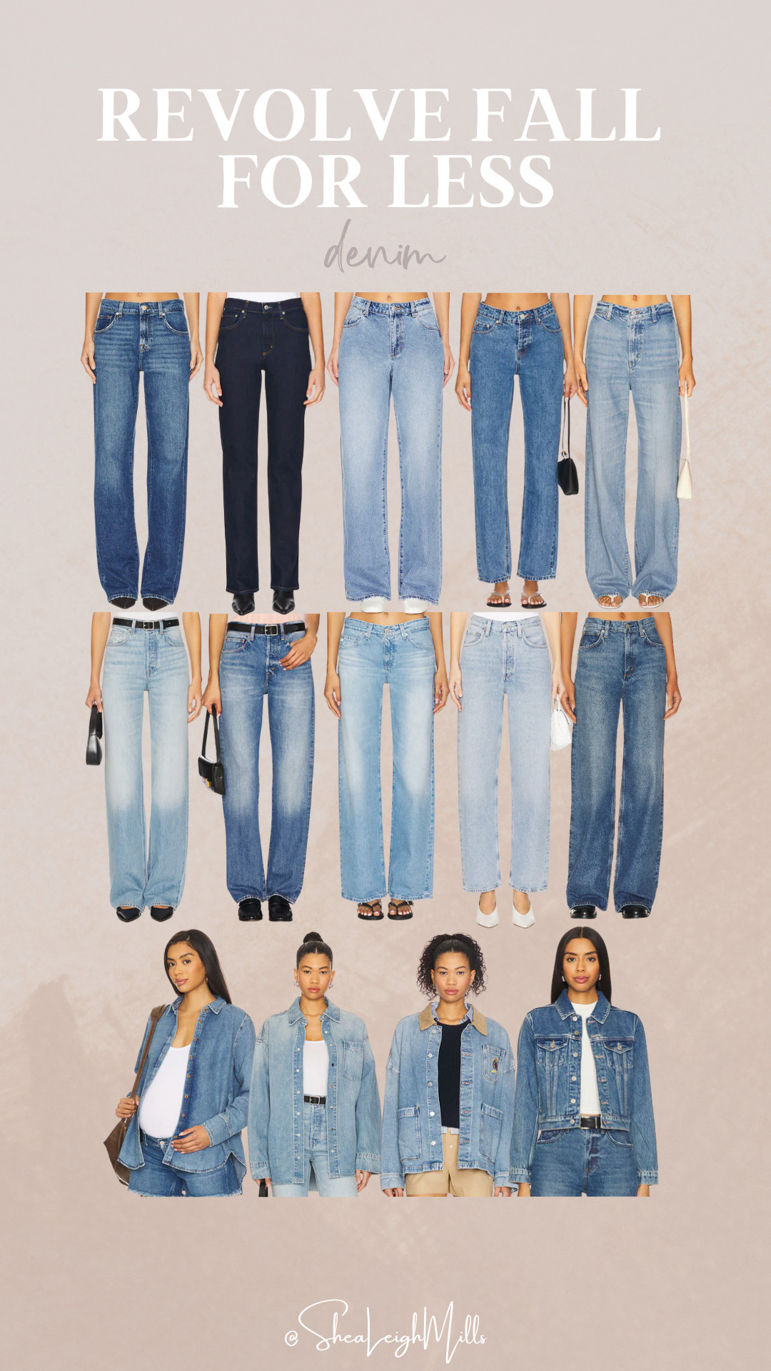 Denim days are here! Revolve’s jeans and denim jackets are the perfect fall wardrobe staples—versatile, classic, and ready for everyday wear. 

 #DenimStyle #Revolve #FallFashion