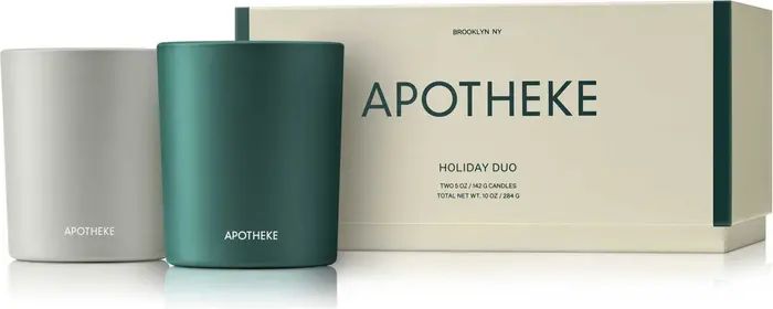 APOTHEKE Black Cypress & Firewood Candle Duo Set | Nordstrom | Nordstrom