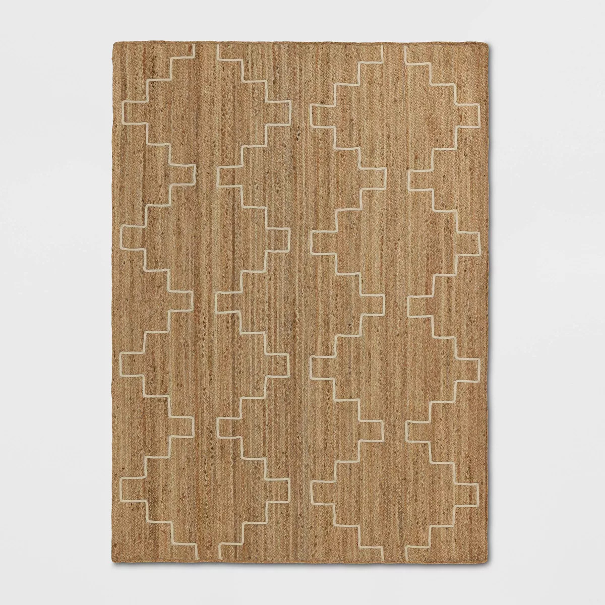 5'x7' Braided Area Rug Light Brown/Ivory - Threshold\u2122 | Target