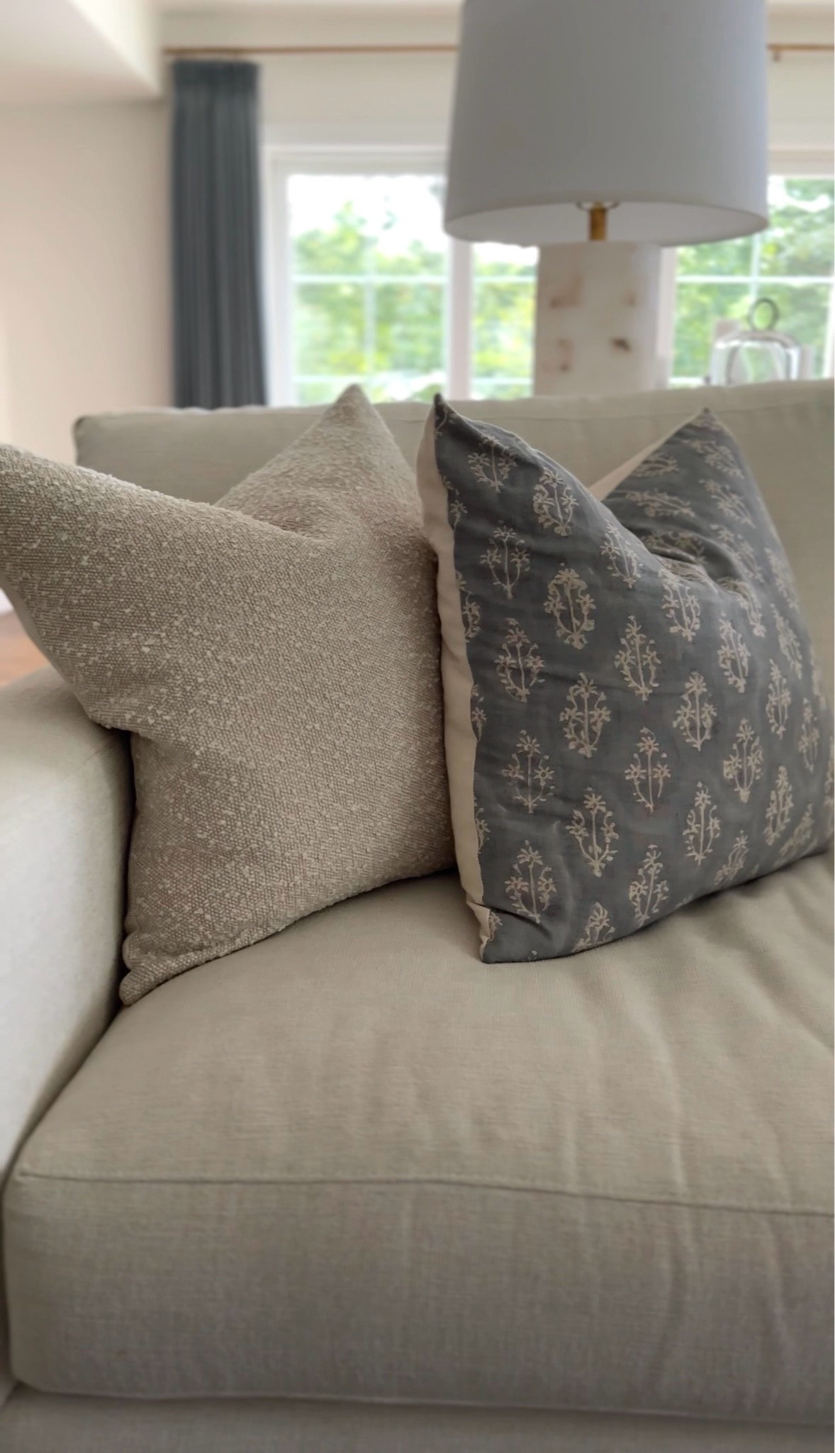 An easy throw pillow combination that adds texture and color to your couch!

#LTKHome
