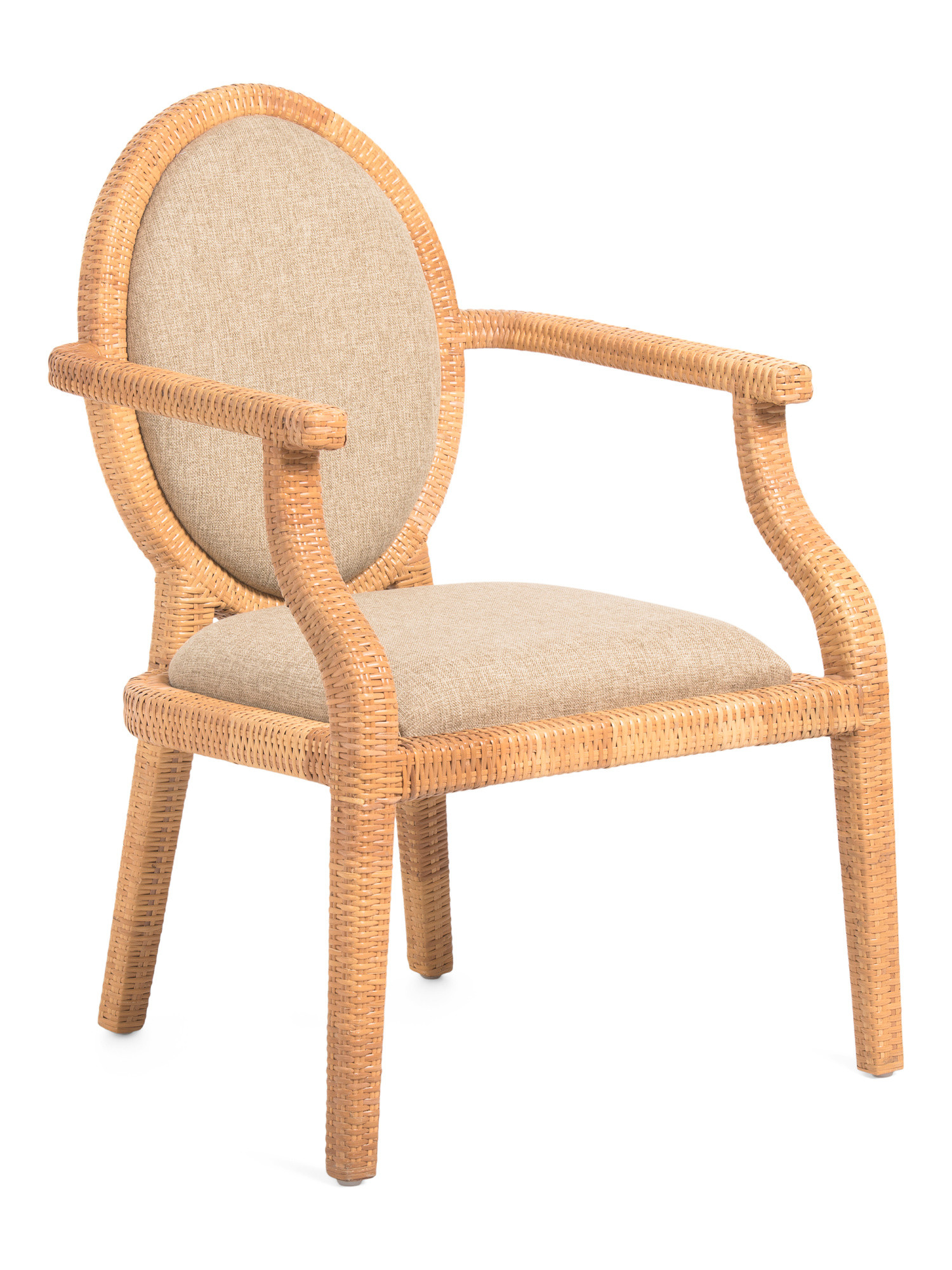26x22x33 Rattan French Quarter Chair | TJ Maxx