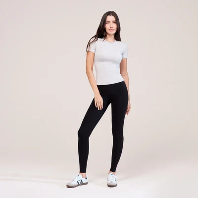 Everyday High Waisted Leggings - Black | LOVALL