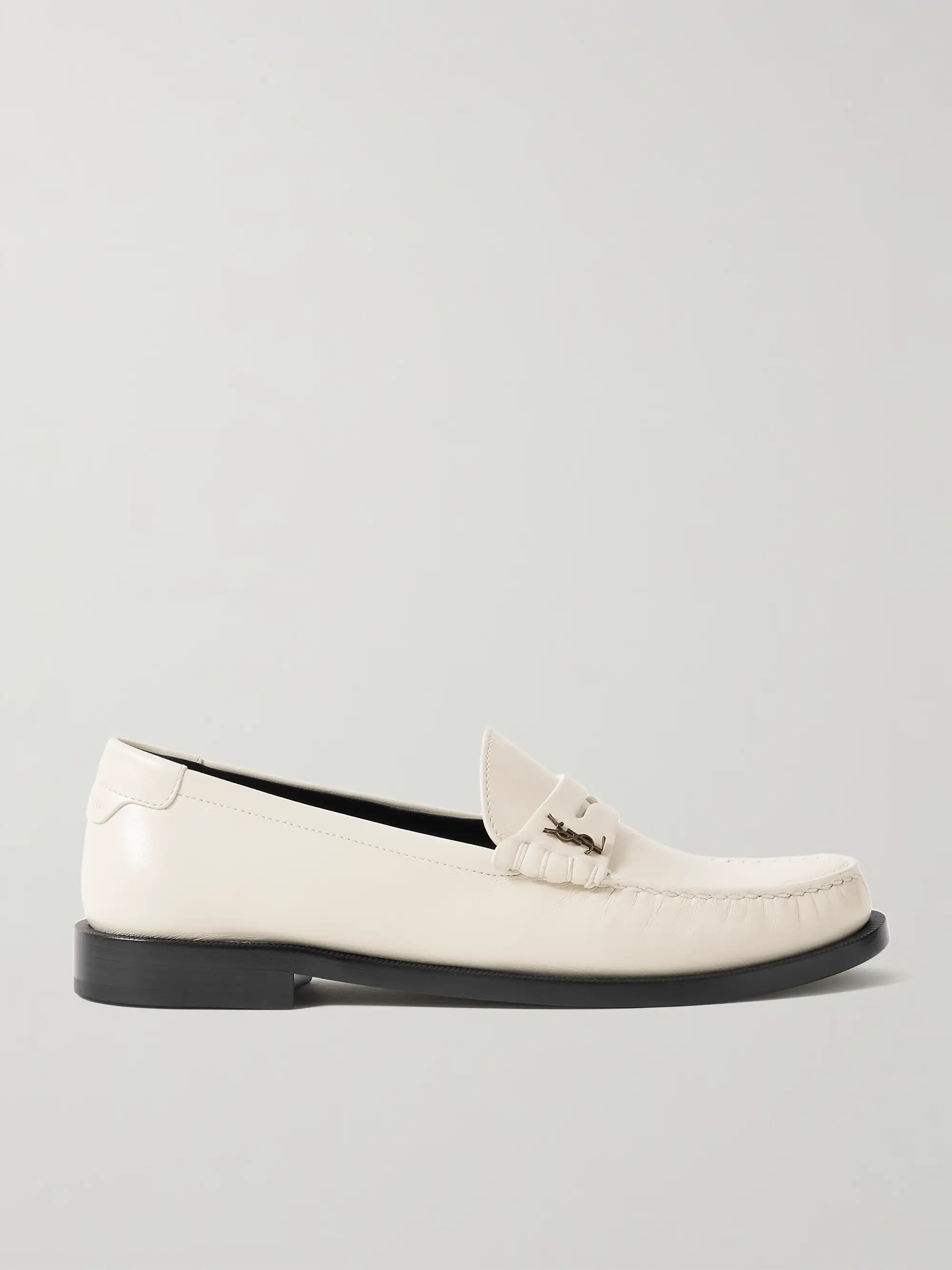 Le Loafer logo-appliquéd leather loafers | NET-A-PORTER (US)