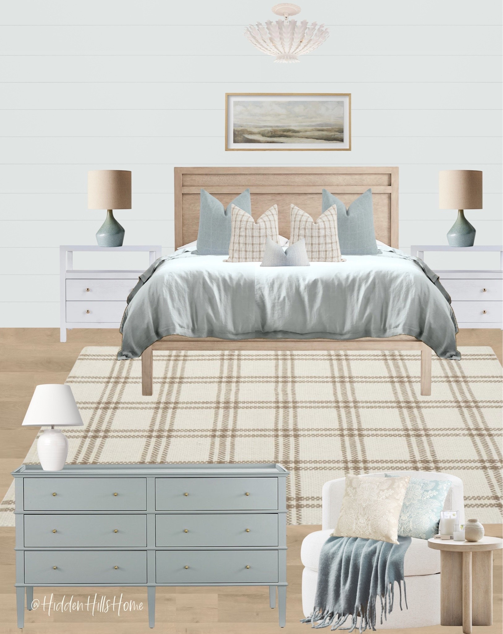 Coastal bedroom decor, master bedroom mood board, home decor ideas, bedroom rug, nightstands, beach house bedroom, bedding #bedroom
Wall color is SW Quicksilver

#LTKHome #LTKSaleAlert #LTKSeasonal